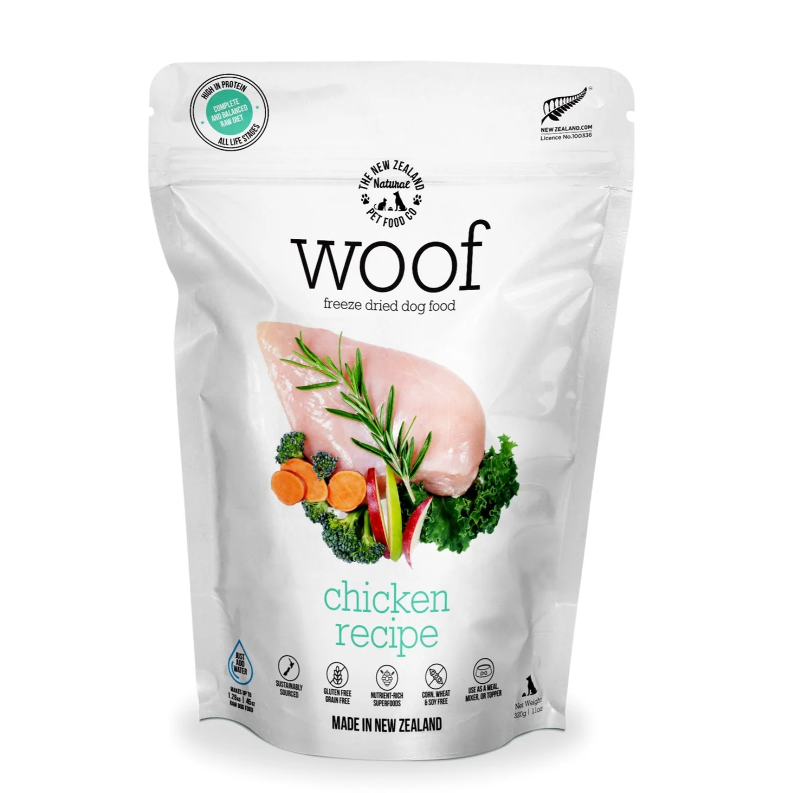 Woof Freeze Dried Brushtail for Dogs by The New Zealand Natural